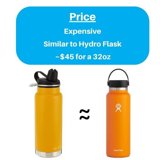 32 oz TKWide Insulated Water Bottle with Chug Cap