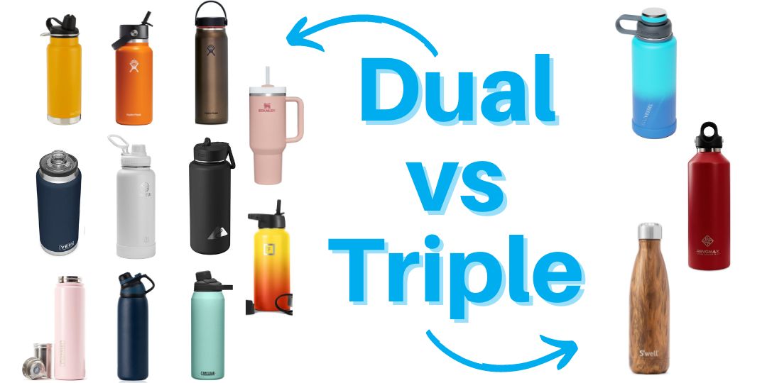 Are triple-wall bottles better than dual-wall bottles?