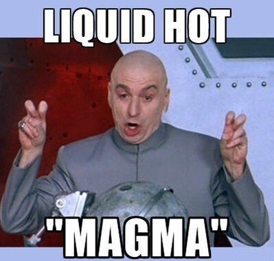 Liquid Hot Magma