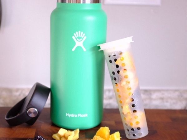 FlavorFuze fruit infuser insert for wide mouth Hydro Flasks, Iron Flasks, Takeyas, and ThermoFlasks.
