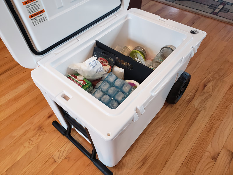 Showing a YT Haul in a Yeti Haul cooler.
